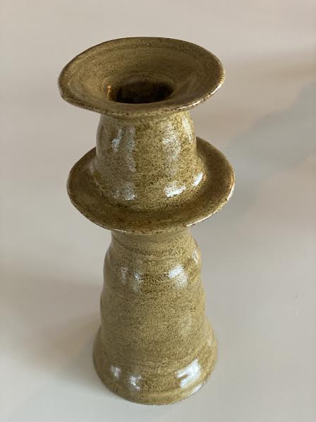 Small Mustard Candle Stick - seconds $65.00 now $50.00