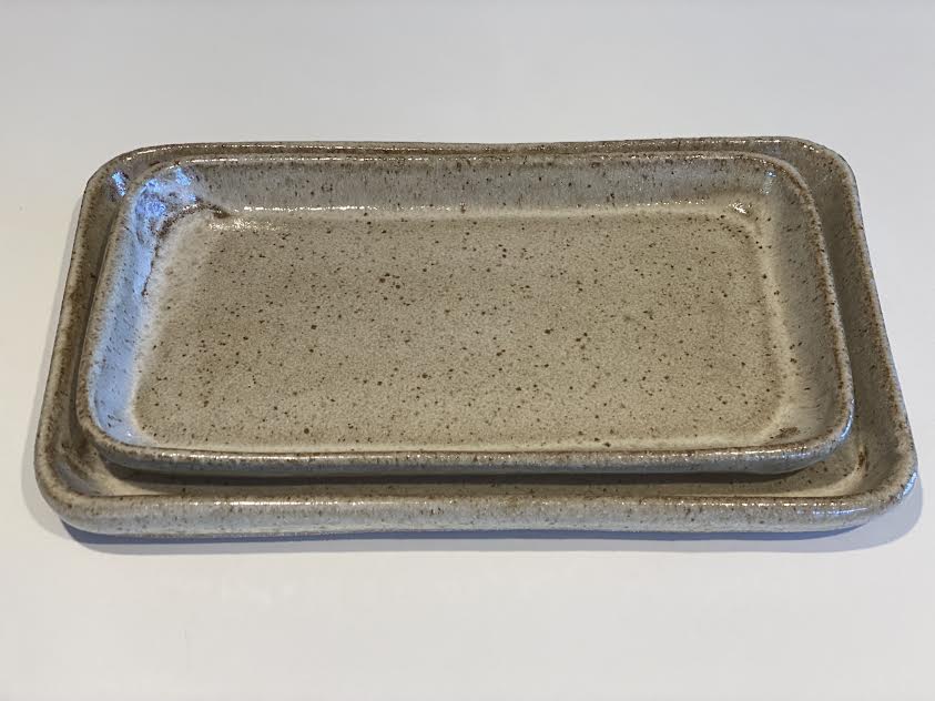 Serving Tray - Rustic Ivory- Large seconds $50.00 now $30.00