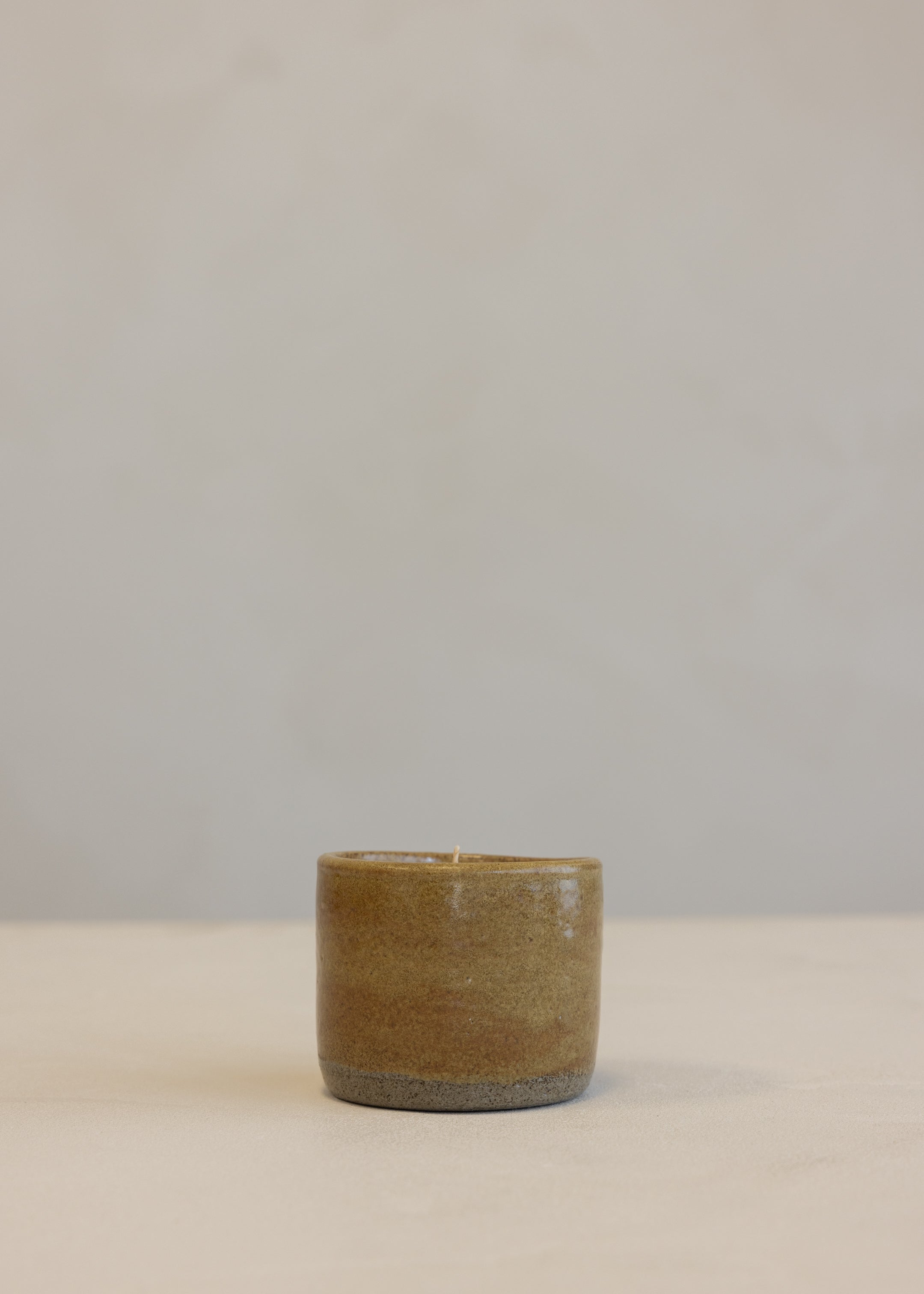 Small Candle - Rustic Mustard