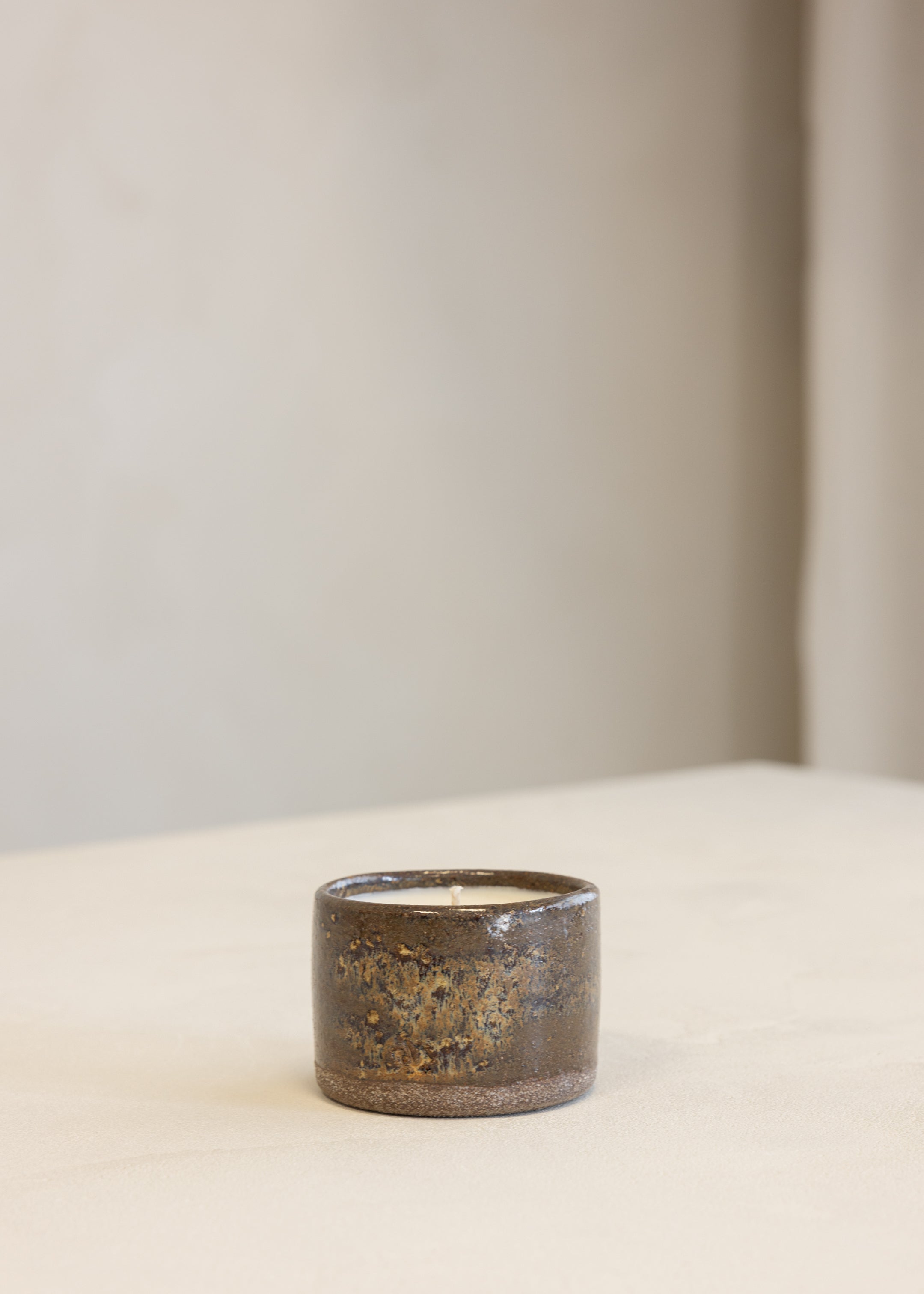 Small Candle - Rustic Gold